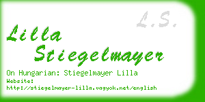 lilla stiegelmayer business card